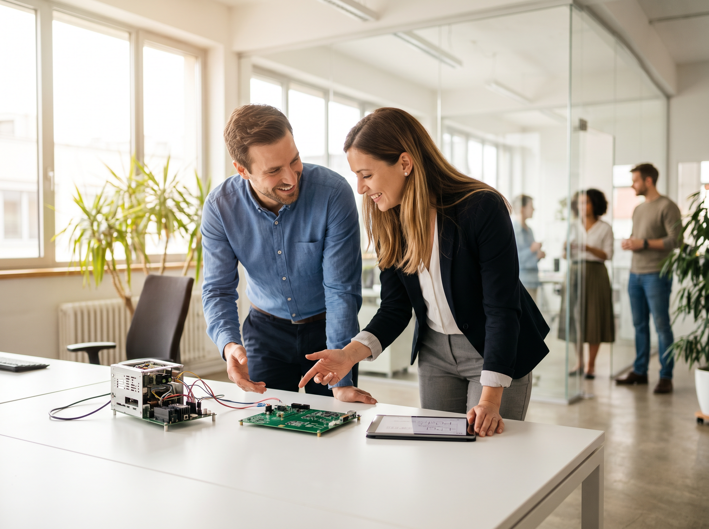 serieproductie hardware ontwikkeling